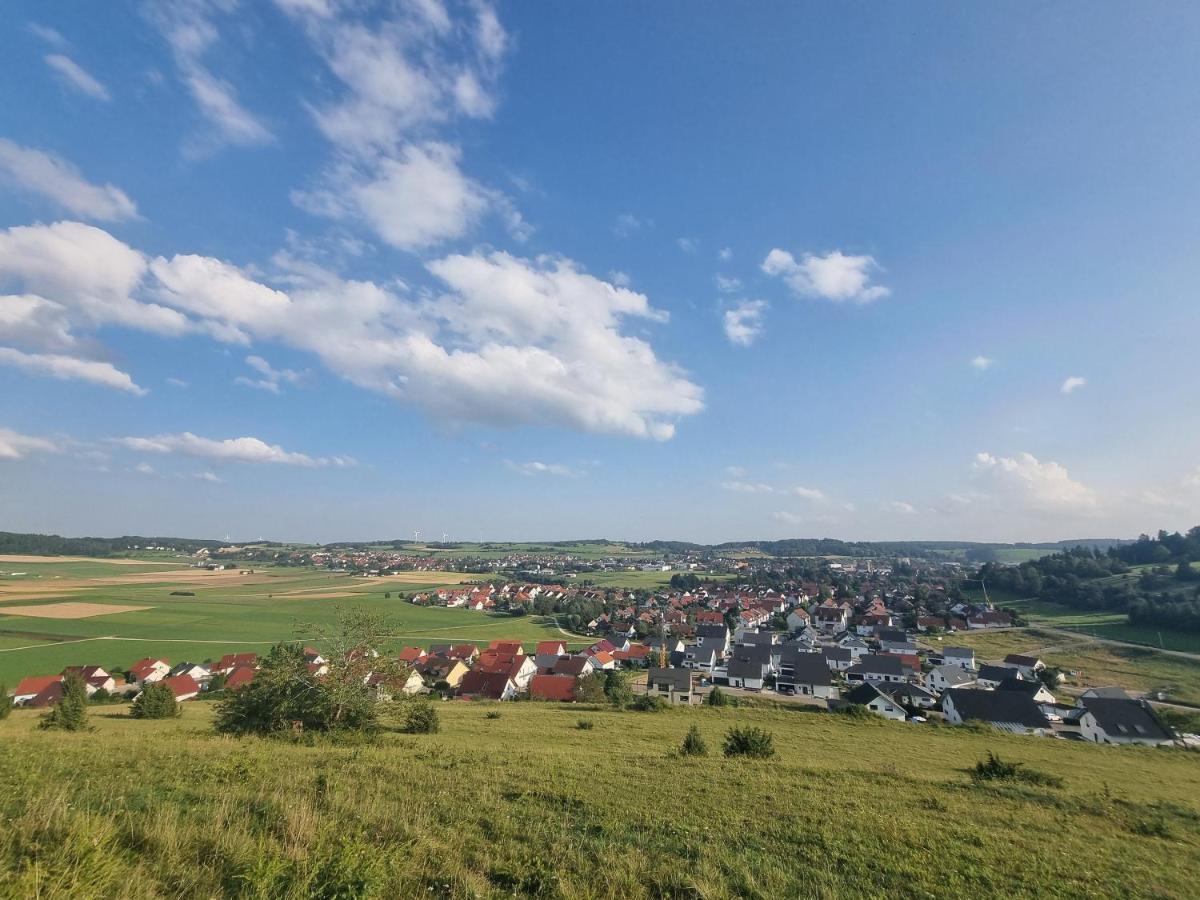 Ferienwohnung Biosphaerenblick 뮌싱겐 외부 사진
